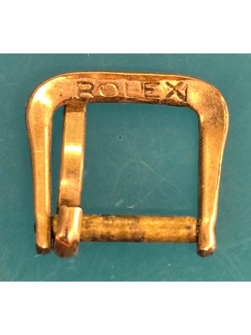Vintage Rolex Gold Buckle With Stamped Logo